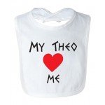 My Thea + Theo Love Me  - Greek Feeding Bib 